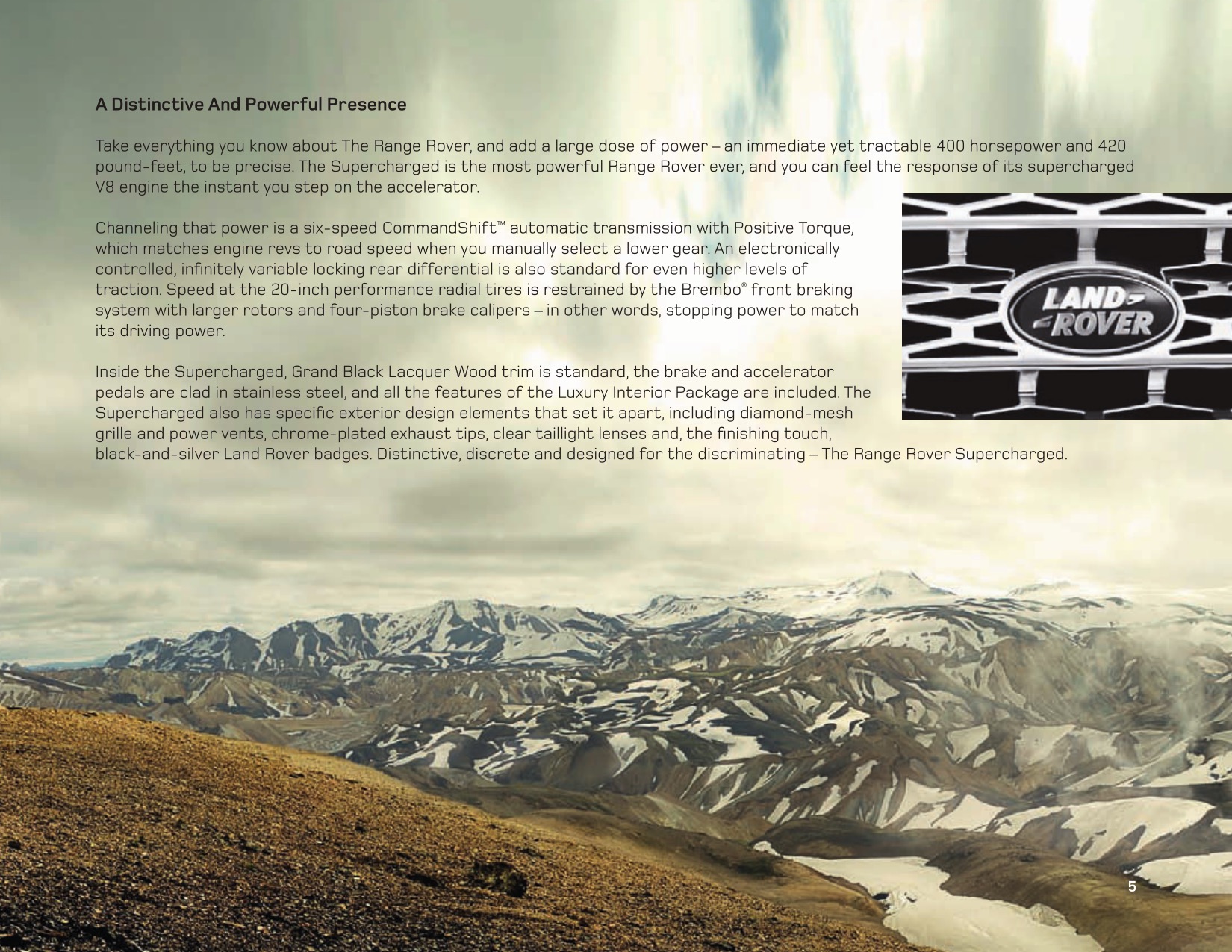 2009 Land Rover Brochure Page 30